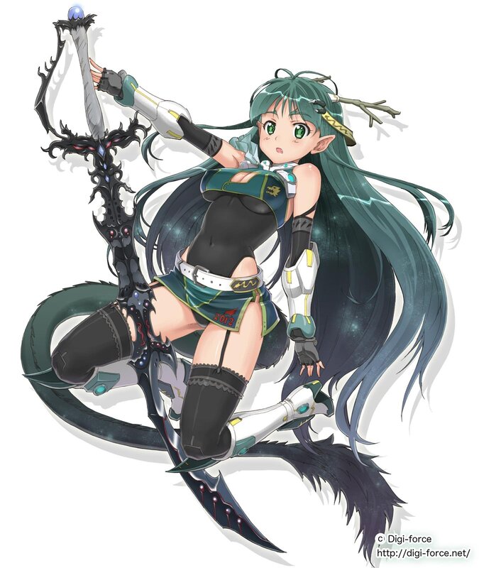 anime girl with bow and arrow