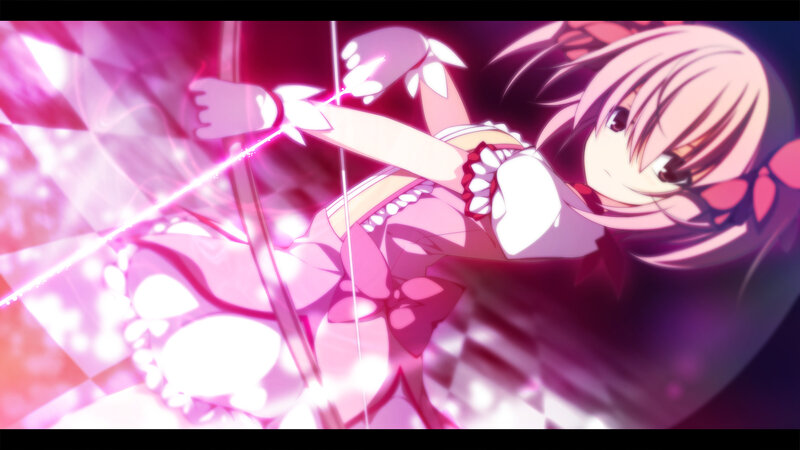 anime girl with bow and arrow