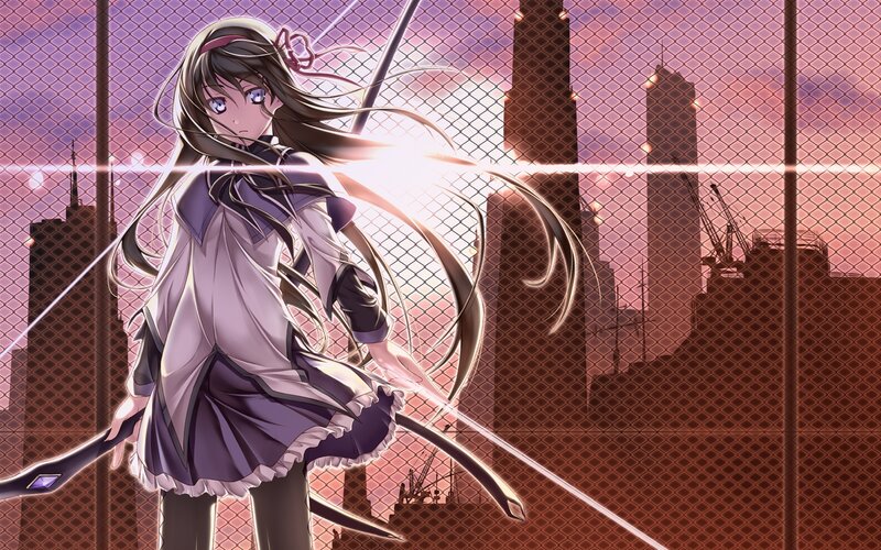 anime girl with bow and arrow