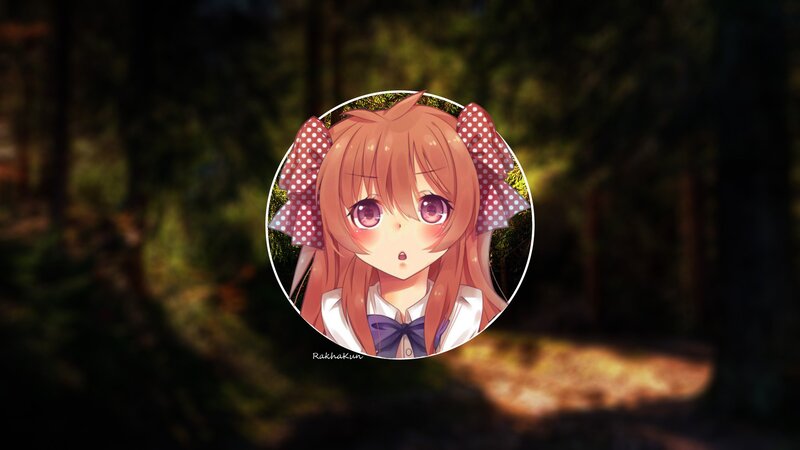 Anime Girl with Bows — Brown
