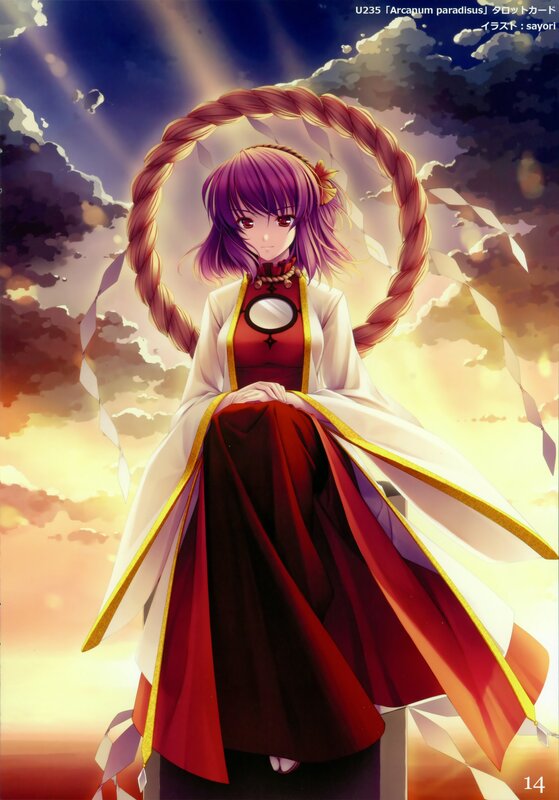 Anime girl with braided halo