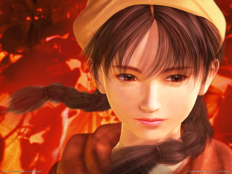 Anime Girl with Braids — Red, Dramatic, 3d Render