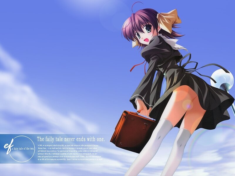 anime girl with briefcase