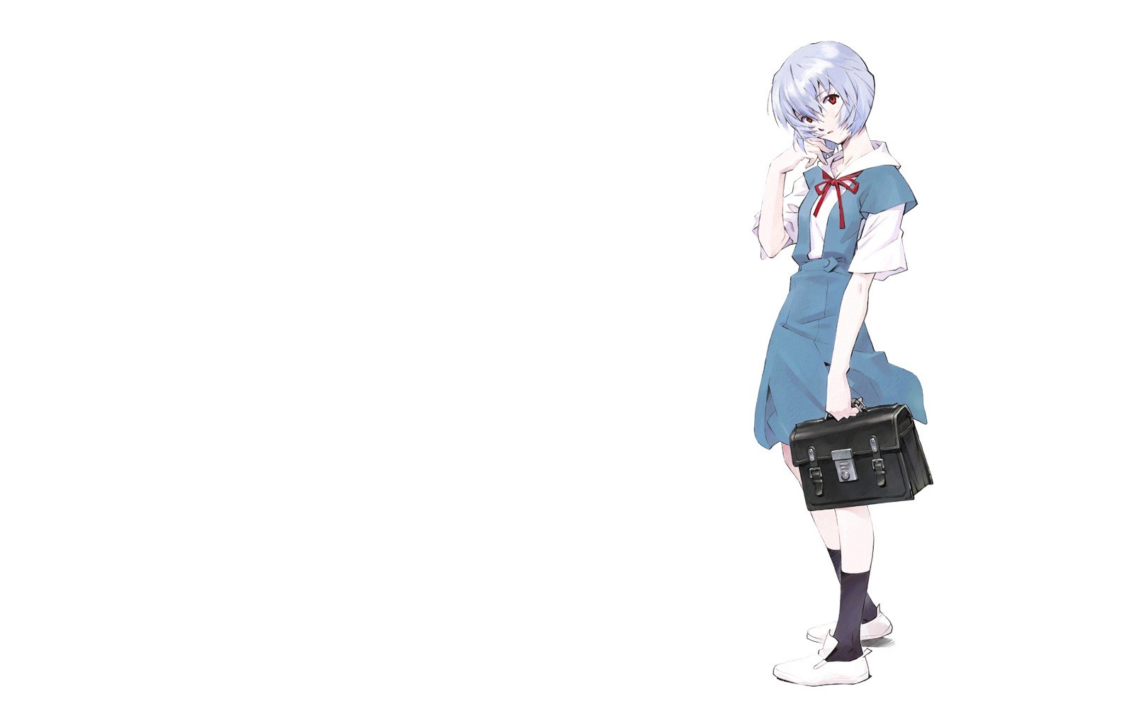 anime girl with briefcase