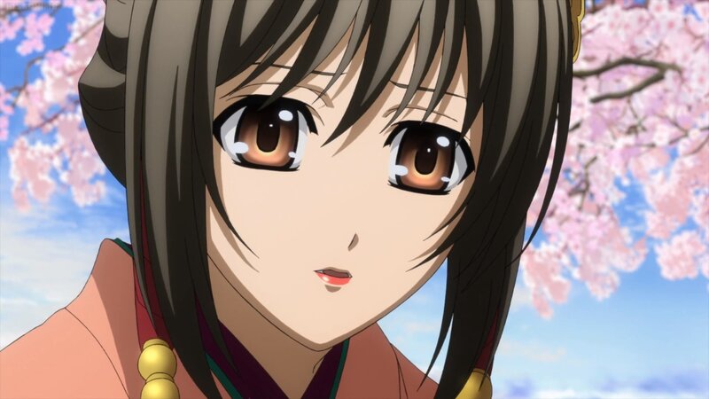 Anime Girl with Brown Eyes — Serene