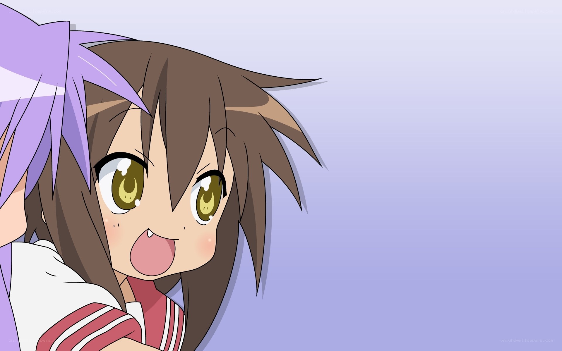 anime girl with brown hair