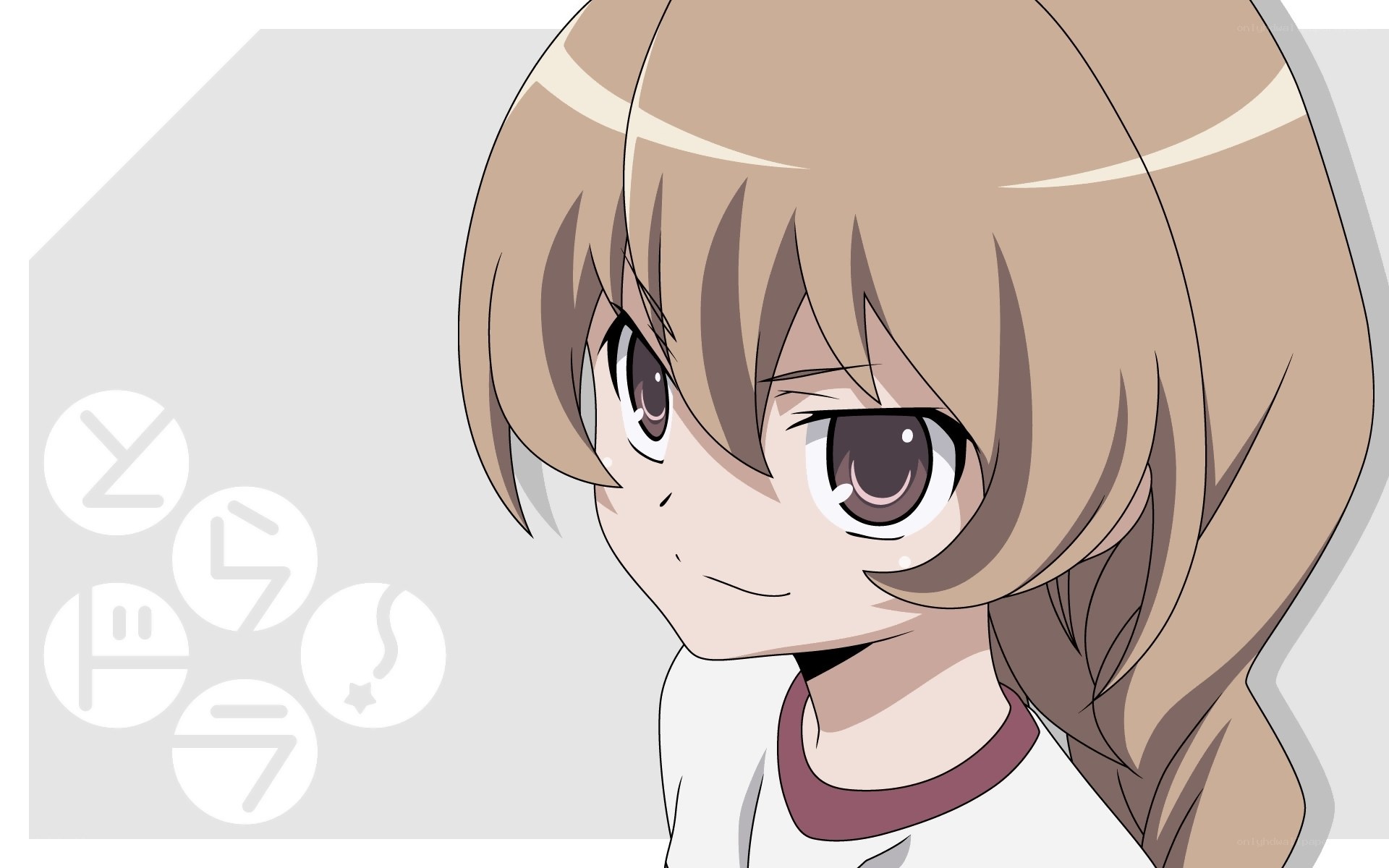 anime girl with brown hair
