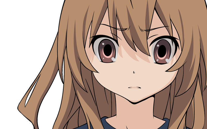 anime girl with brown hair