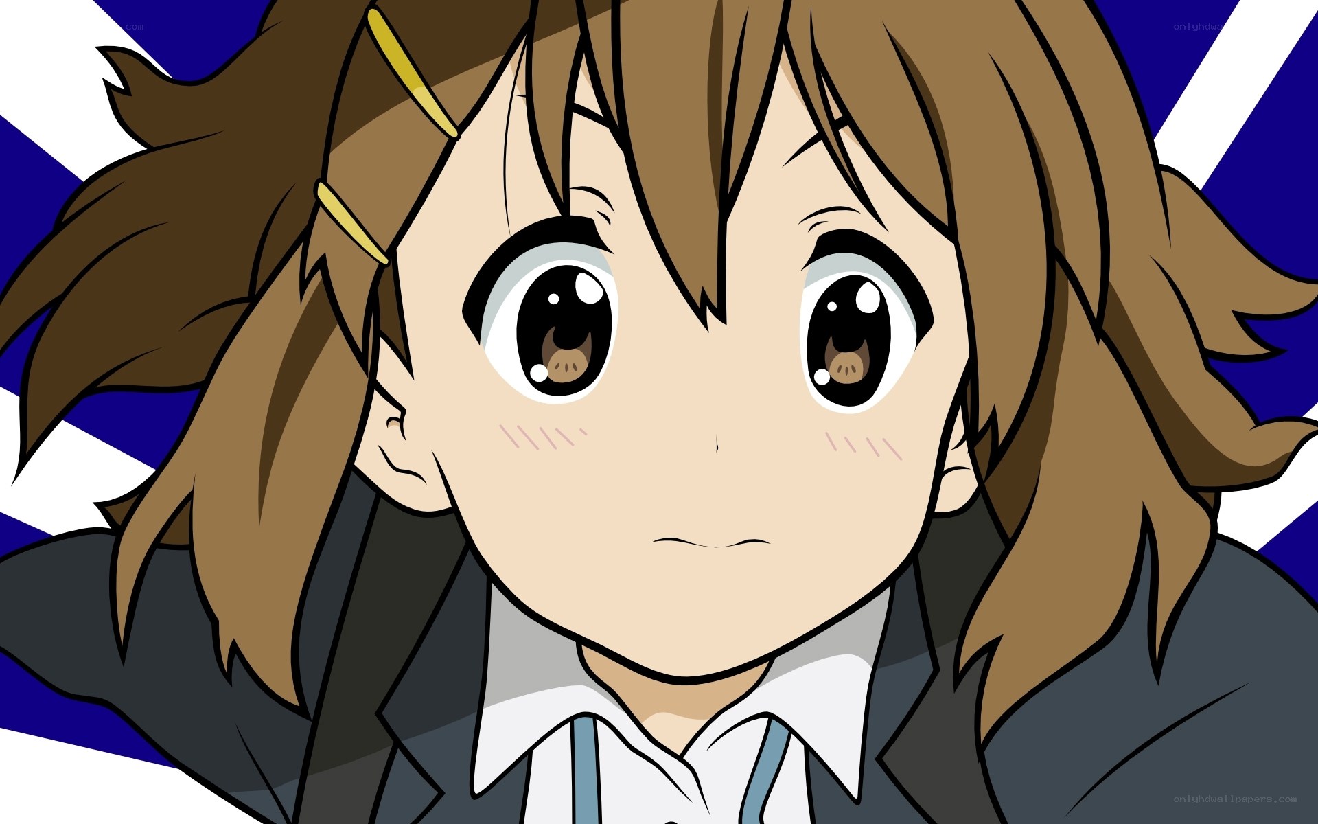 anime girl with brown hair