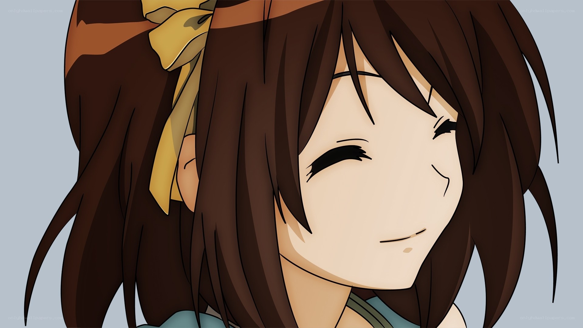 anime girl with brown hair