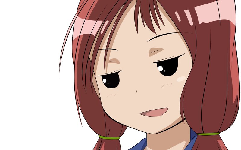 anime girl with brown hair
