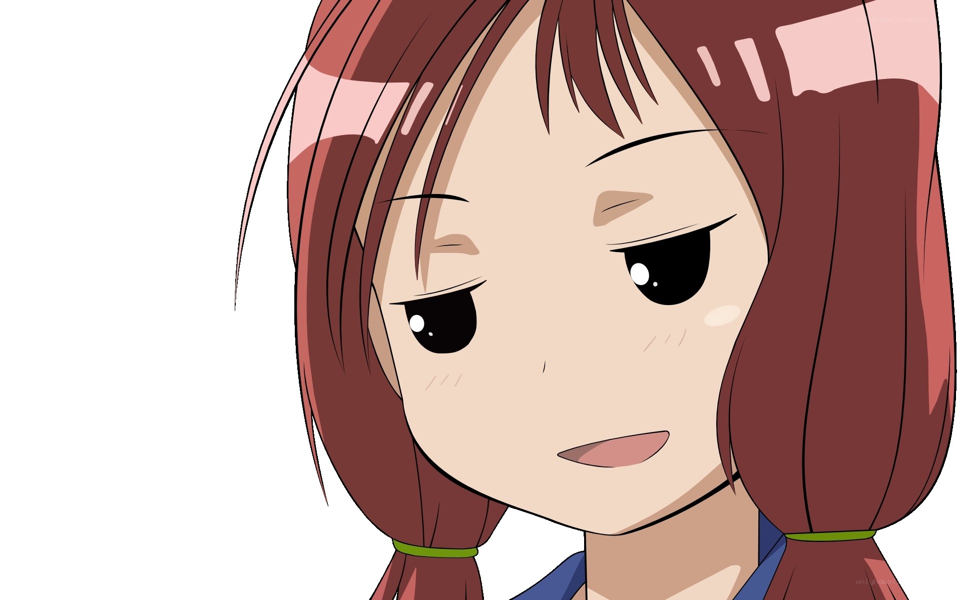 anime girl with brown hair