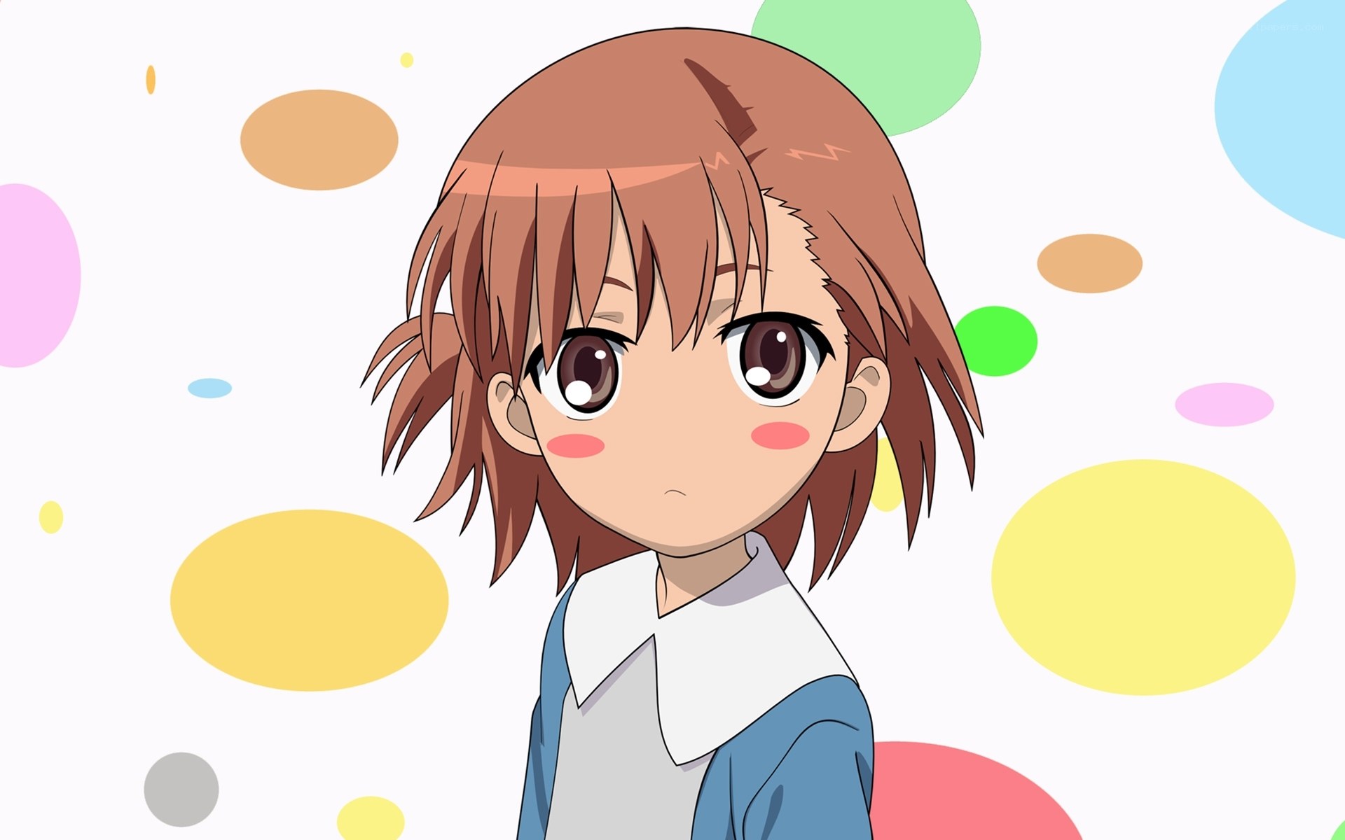 anime girl with brown hair