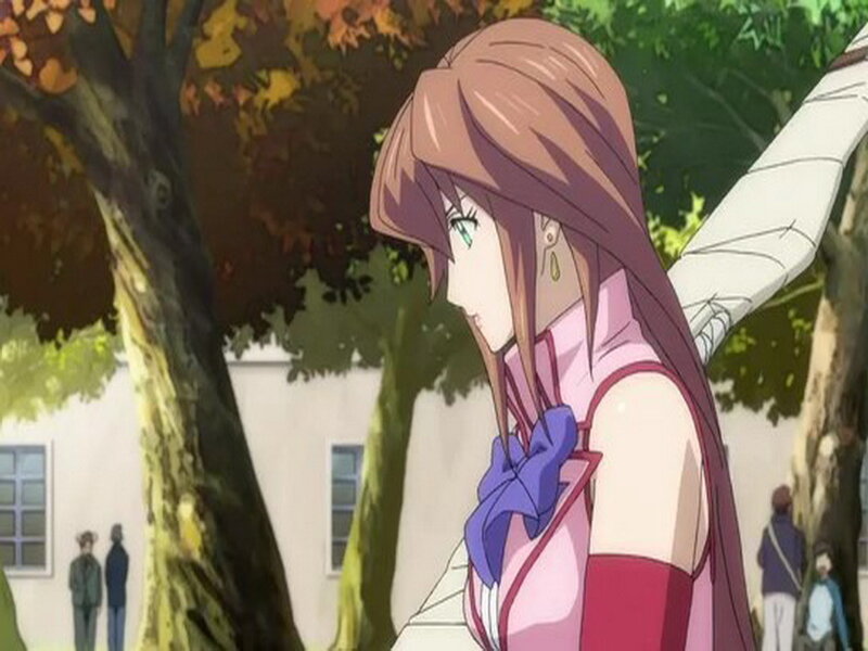 Anime Girl with Brown Hair — Calm, Autumn