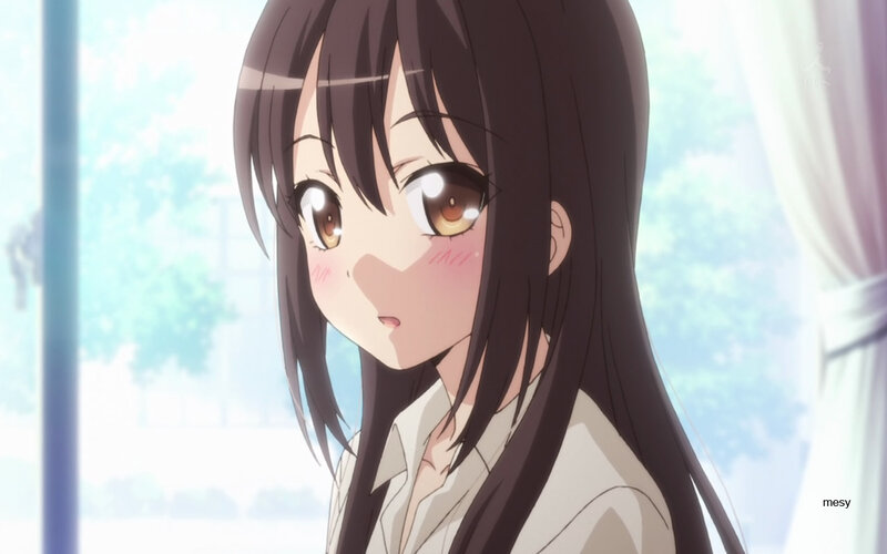 Anime Girl with Brown Hair — Calm, Morning