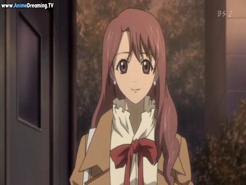 Anime Girl with Brown Hair — Calm, Night