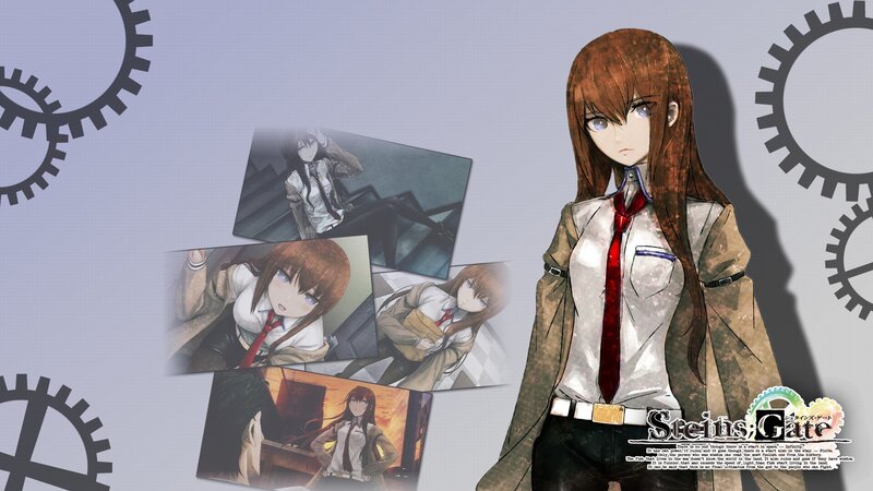 Anime Girl with Brown Hair — Dramatic, Gears, Photos