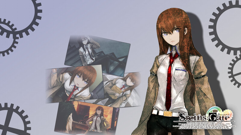 Anime Girl with Brown Hair — Dramatic, Gears