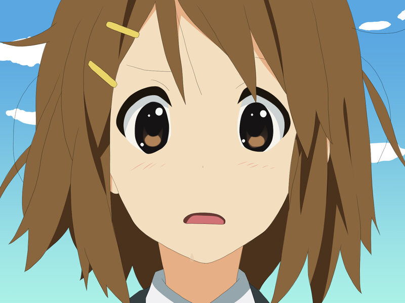 Anime Girl with Brown Hair — Neutral, Afternoon, Eyes