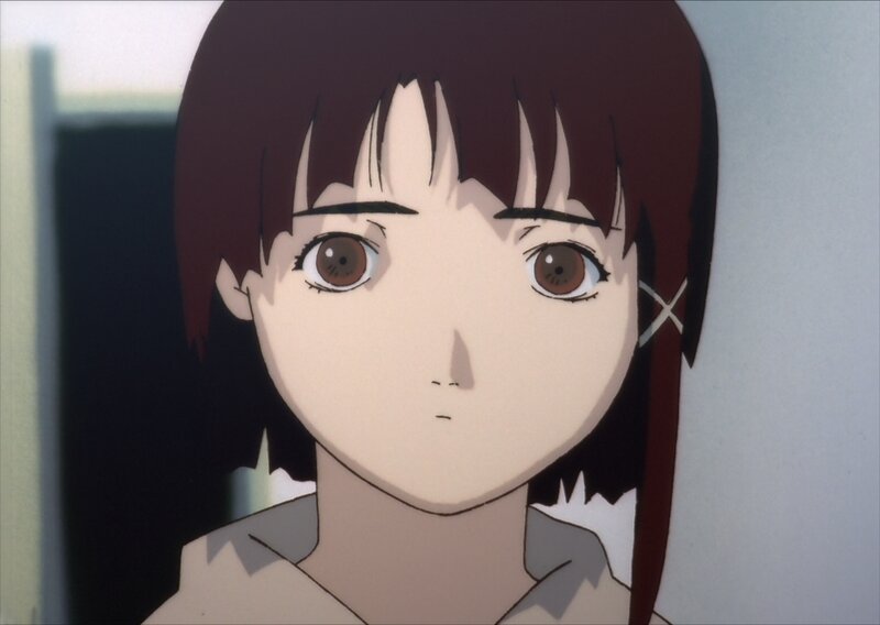 Anime Girl with Brown Hair — Neutral, Brown Eyes, Bangs