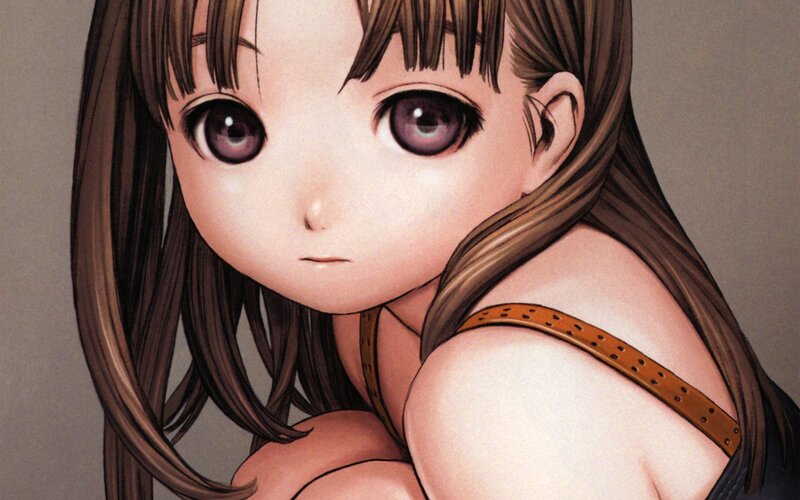 Anime Girl with Brown Hair — Neutral, Manga, Brown Hair