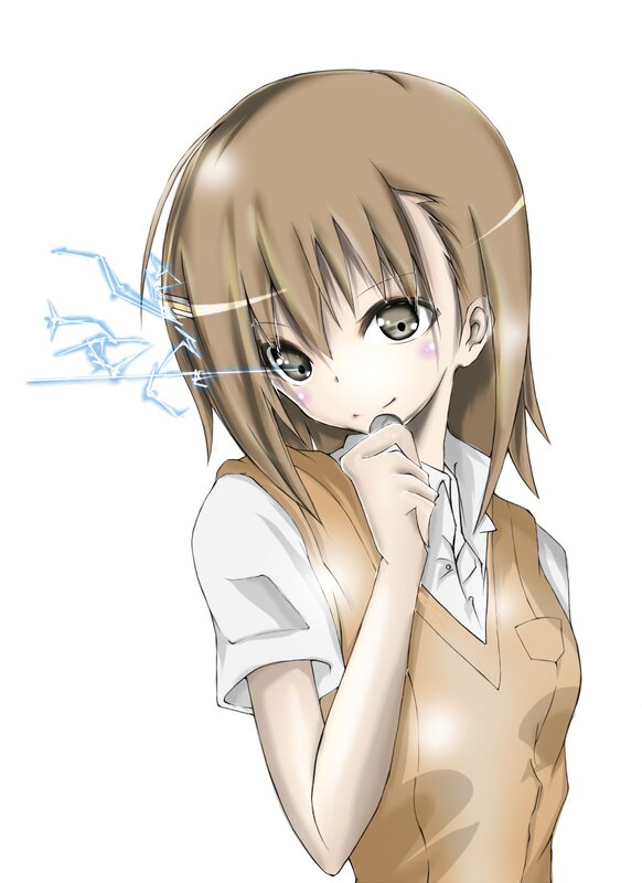 Anime Girl with Brown Hair — Neutral, Manga, Microphone