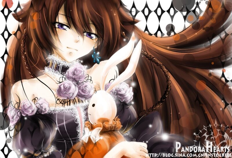 anime girl with bunny