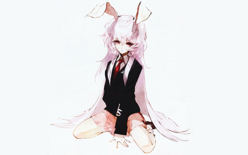 anime girl with bunny ears