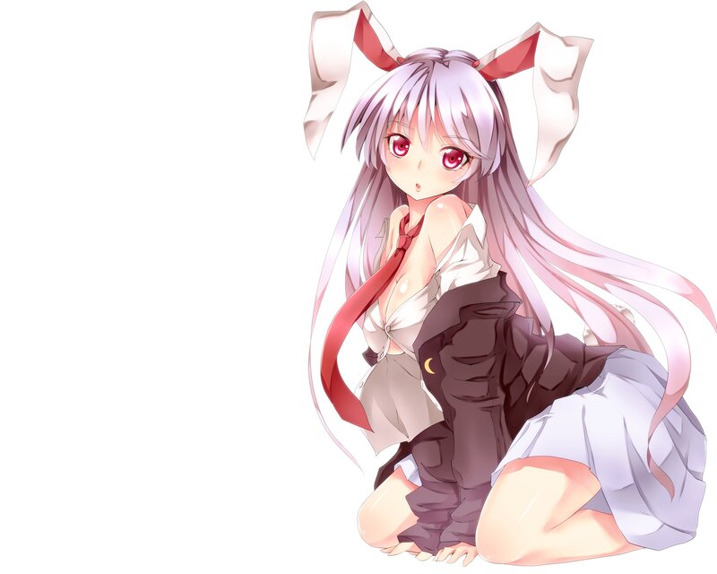anime girl with bunny ears