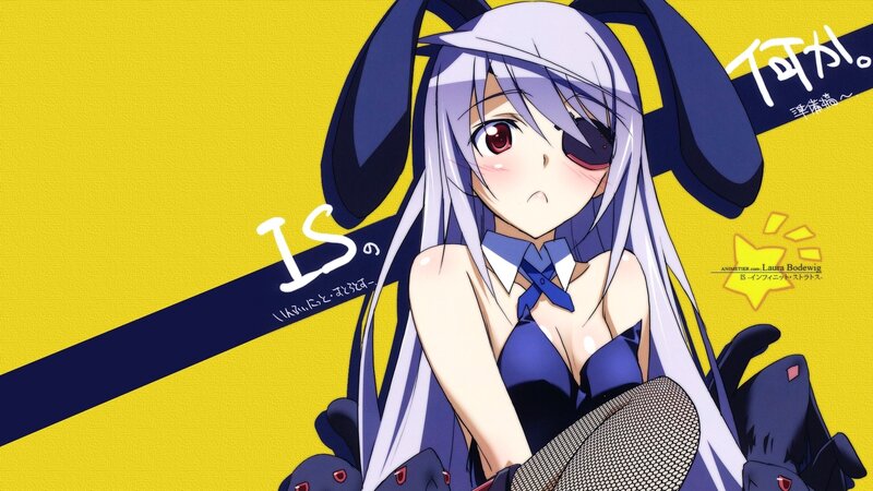 Anime girl with bunny ears
