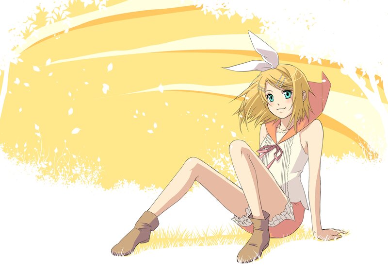 Anime girl with bunny ears