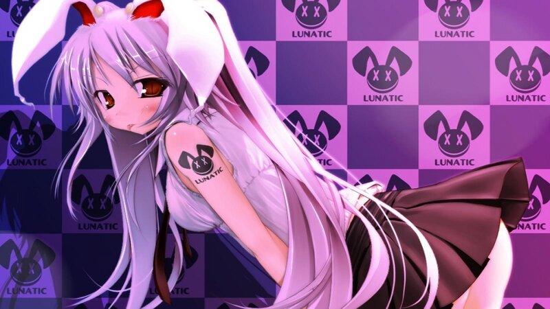 anime girl with bunny ears