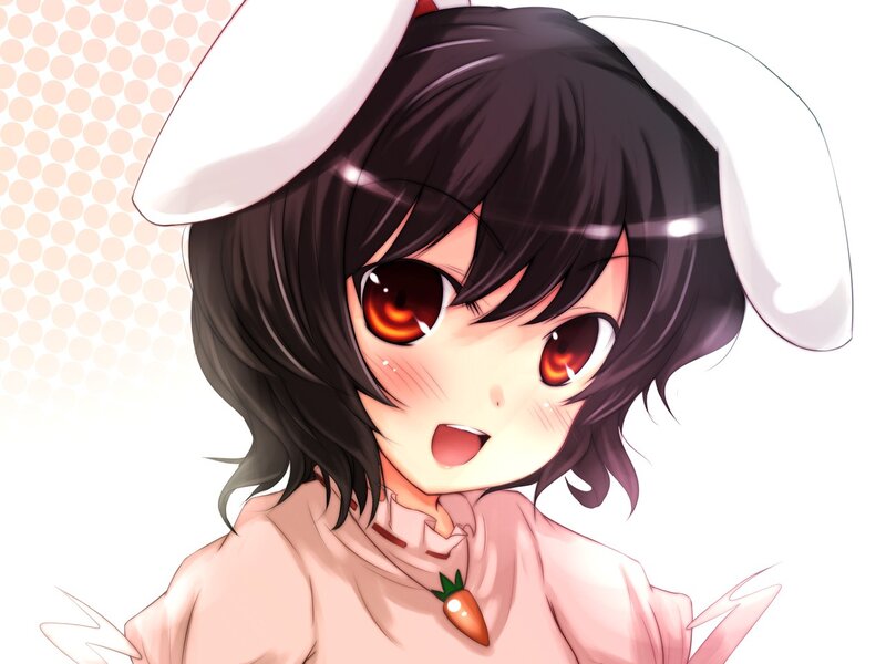 anime girl with bunny ears