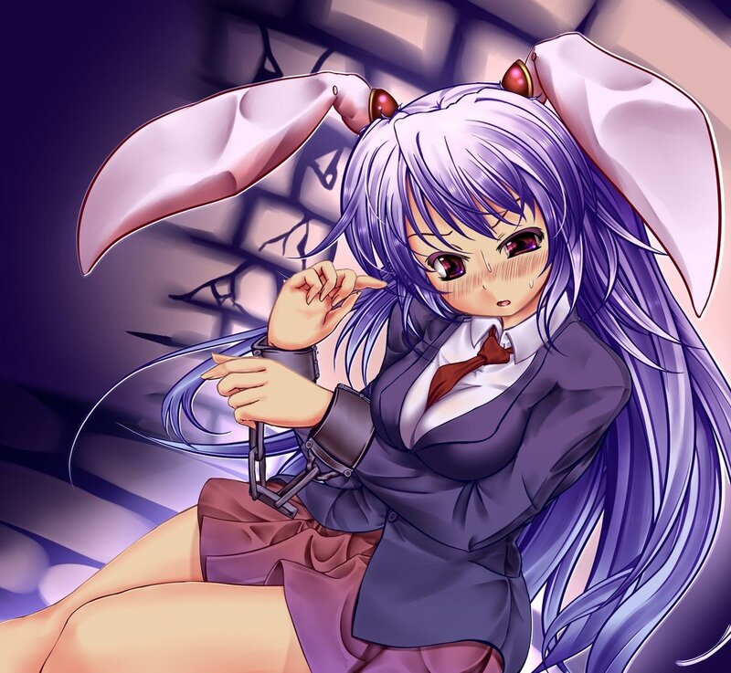 anime girl with bunny ears