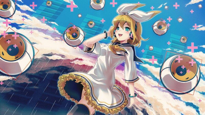 anime girl with bunny ears