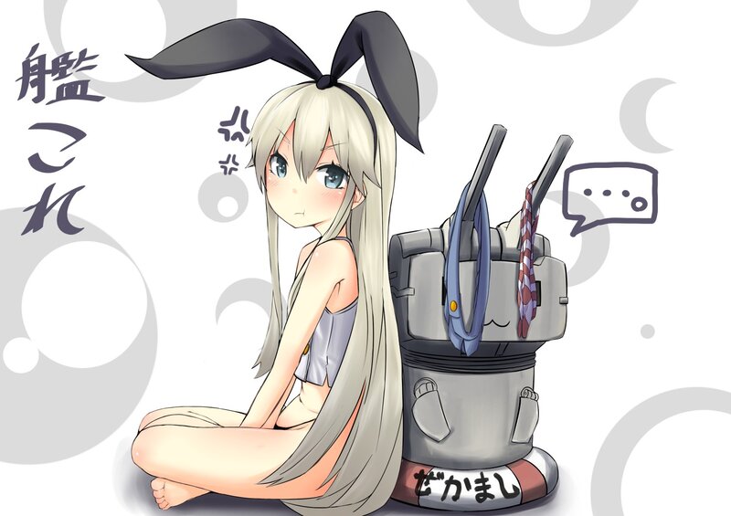 anime girl with bunny ears