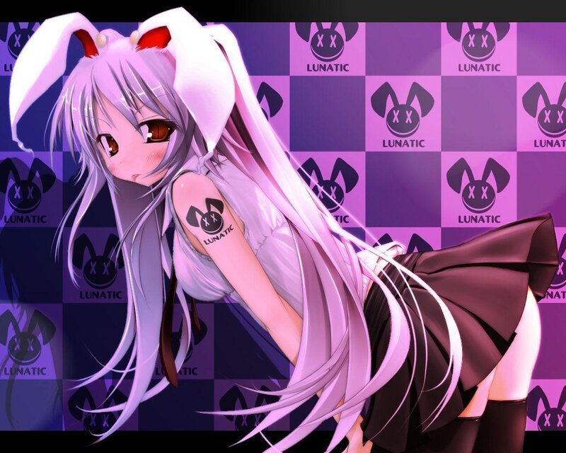 anime girl with bunny ears