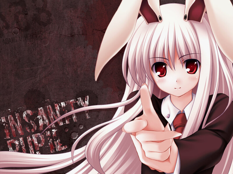 Anime girl with bunny ears