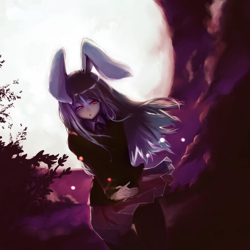 anime girl with bunny ears