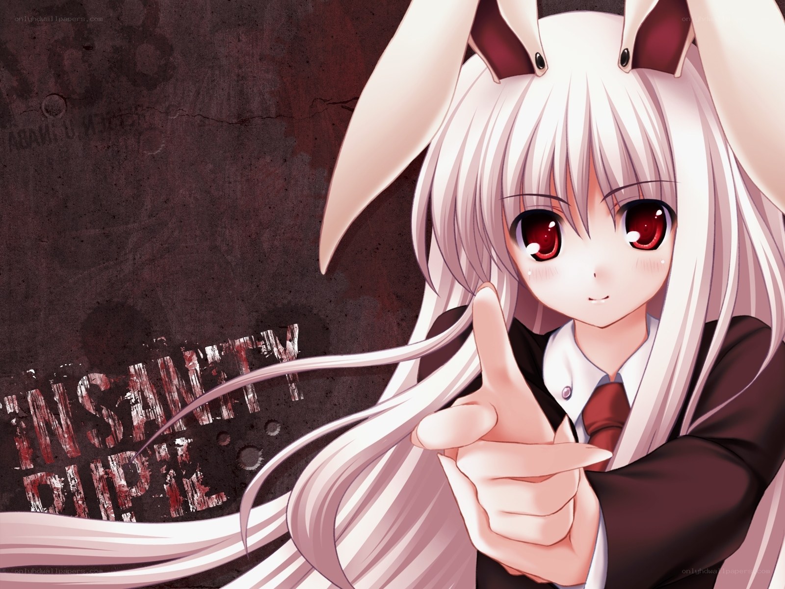 anime girl with bunny ears