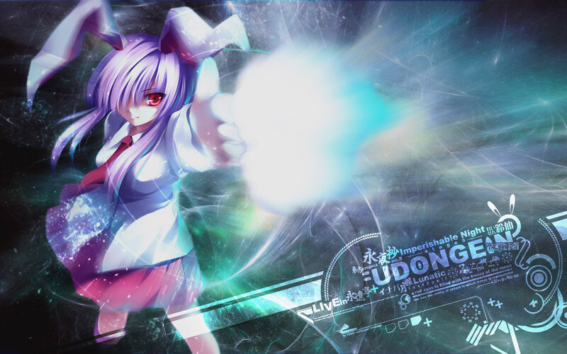 anime girl with bunny ears