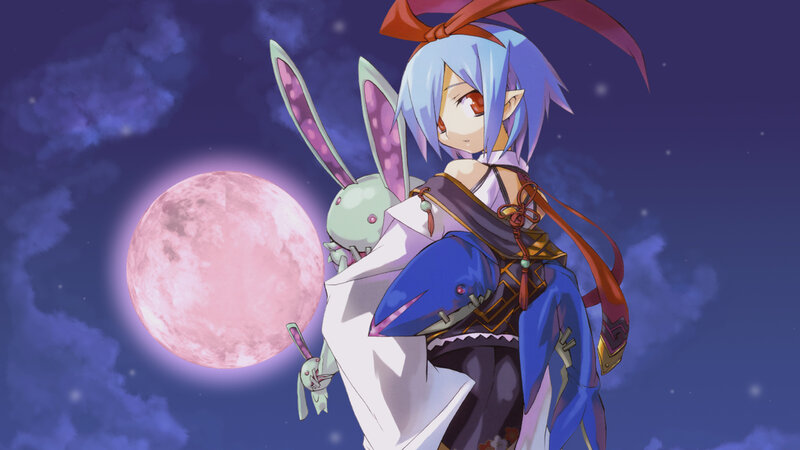 anime girl with bunny ears