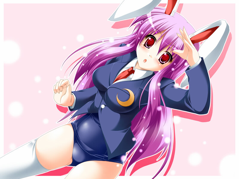 anime girl with bunny ears