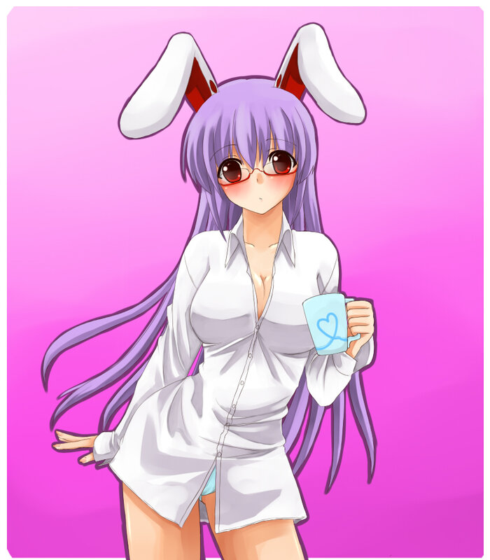anime girl with bunny ears