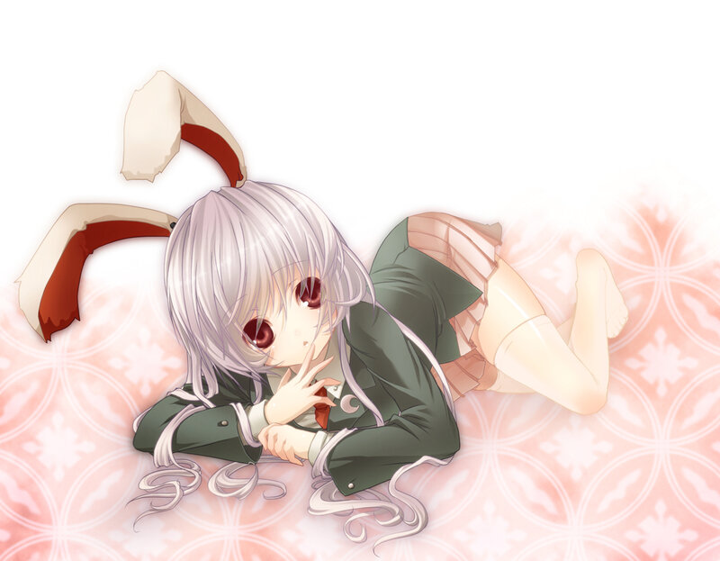 anime girl with bunny ears