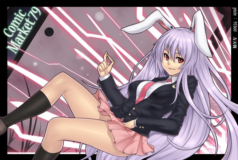 anime girl with bunny ears