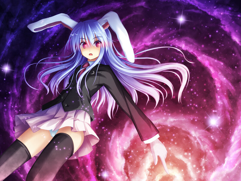 anime girl with bunny ears