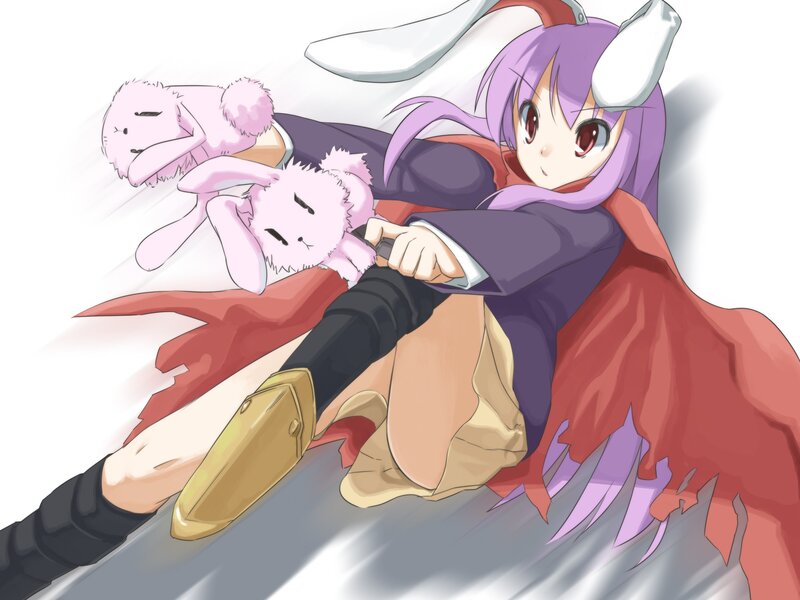 anime girl with bunny ears