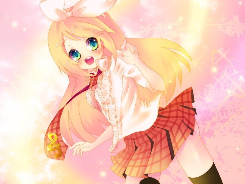 anime girl with bunny ears