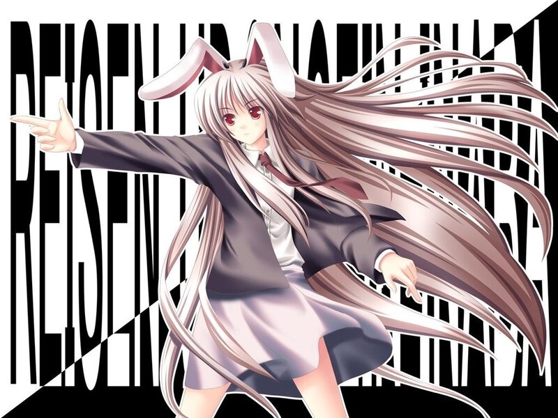 anime girl with bunny ears